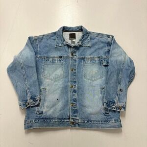 Vintage Y2K Sean John Blue Denim Jacket - Men's XL
